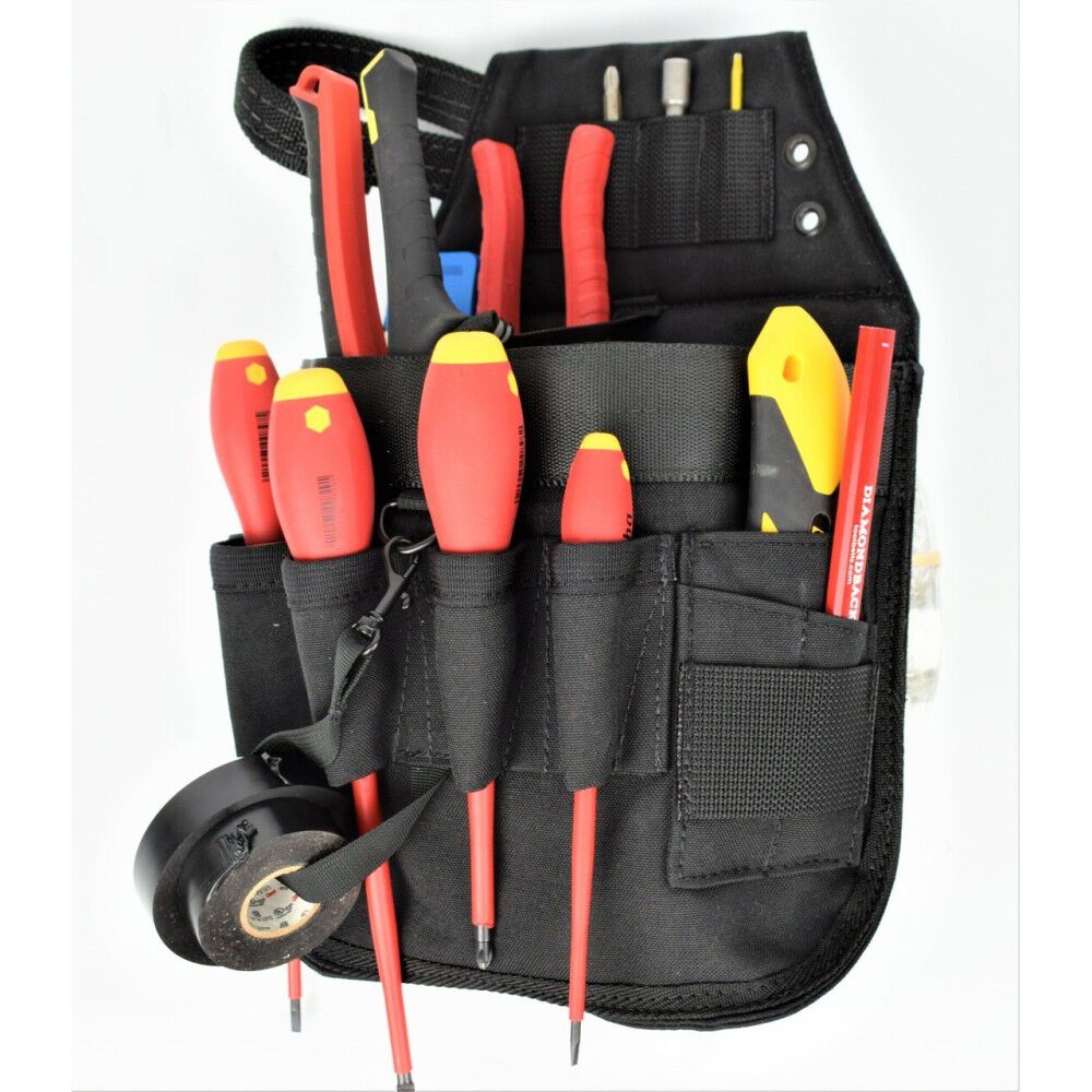 Black Right Side Niko Tool Pouch DB2-23-BK-R