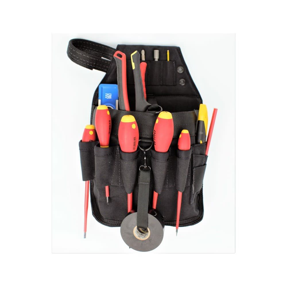 Black Right Side Niko Tool Pouch DB2-23-BK-R