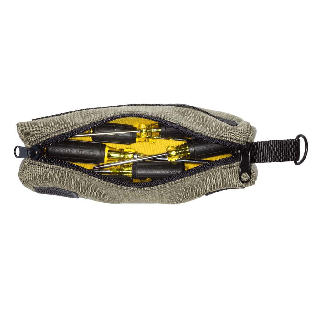 Black Webbing GoPax Small Zipper Bag 510-BK