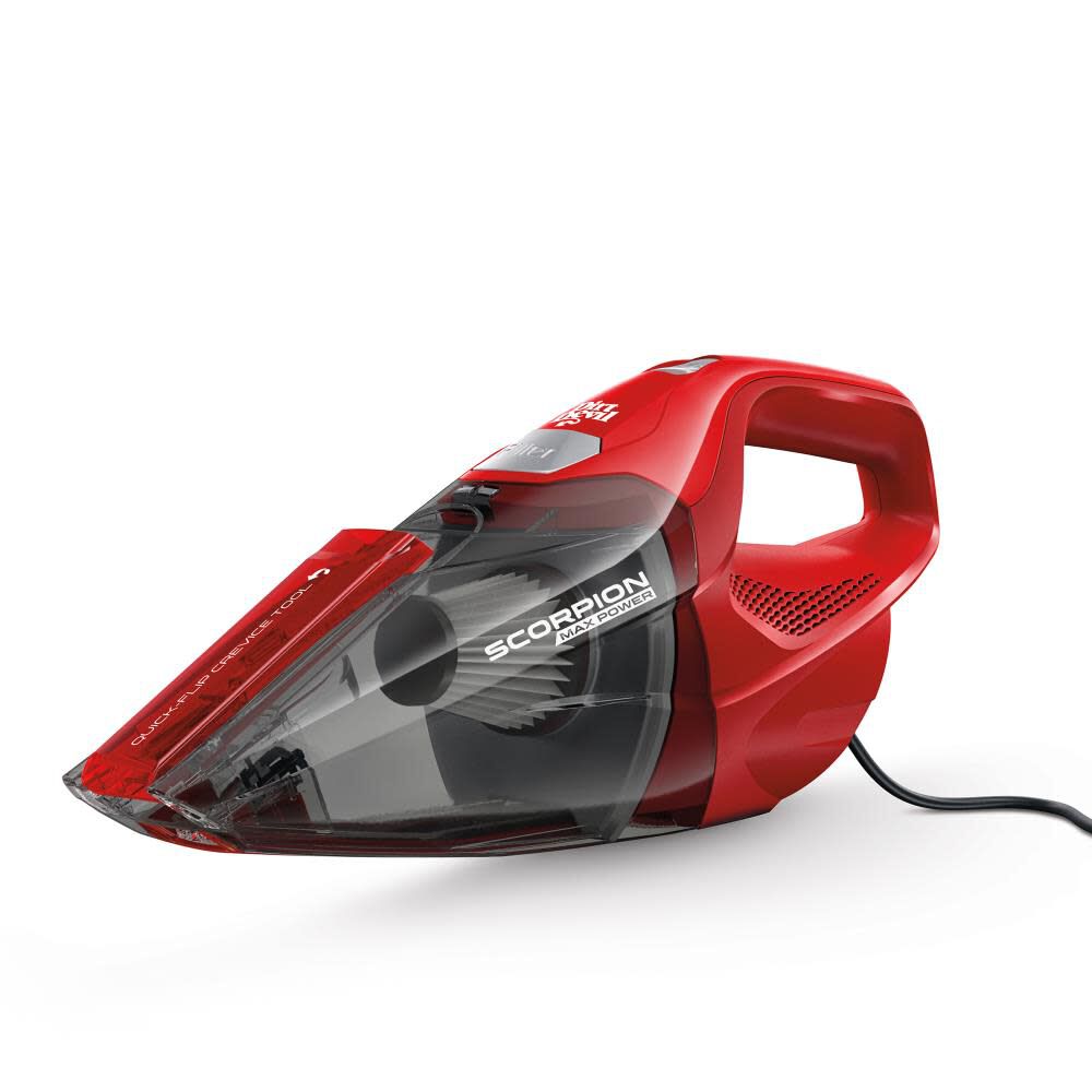 Scorpion Quick Flip Hand Vacuum Corded SD20005RED