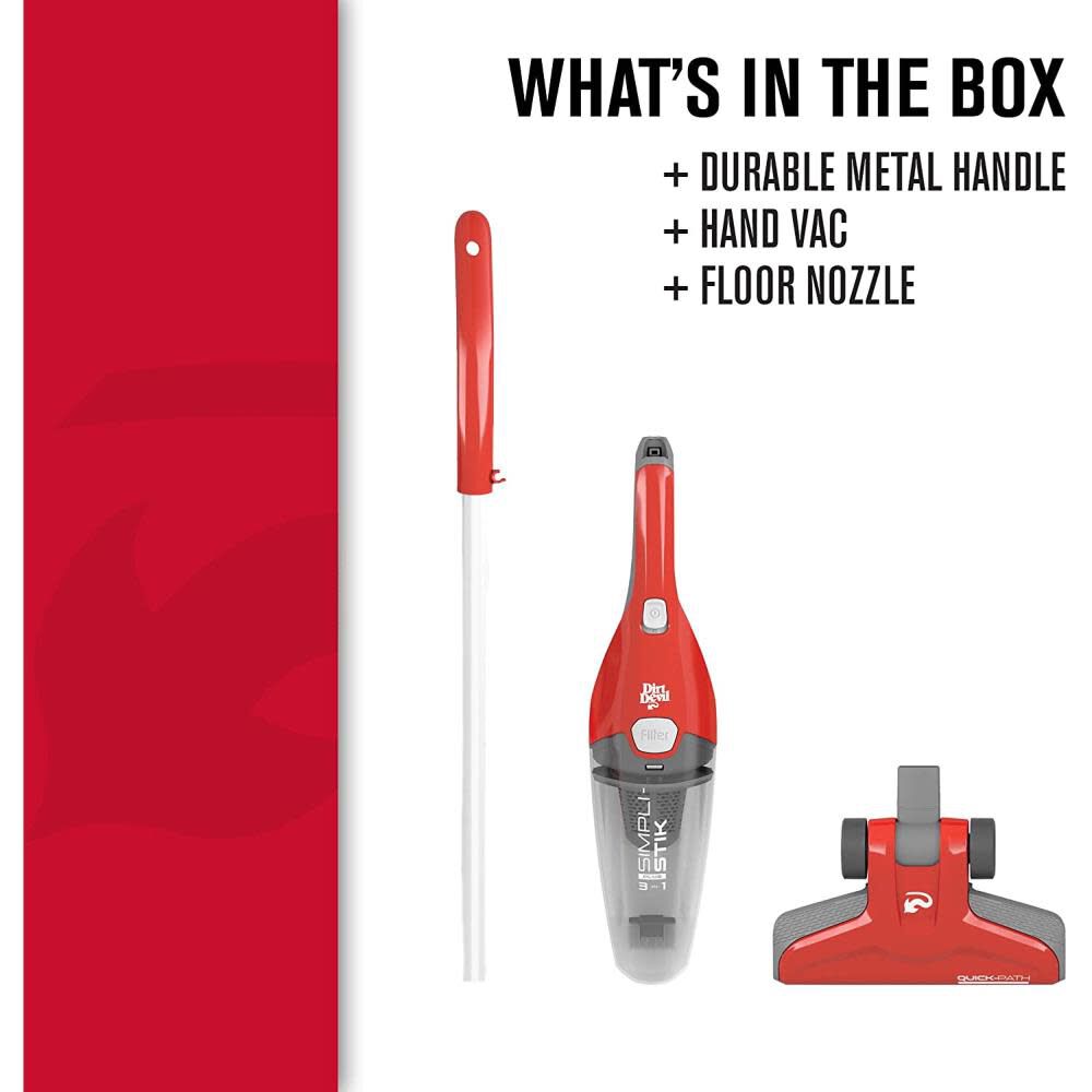 SimpliStik Plus 3 in 1 Corded Stick Vacuum SD22010