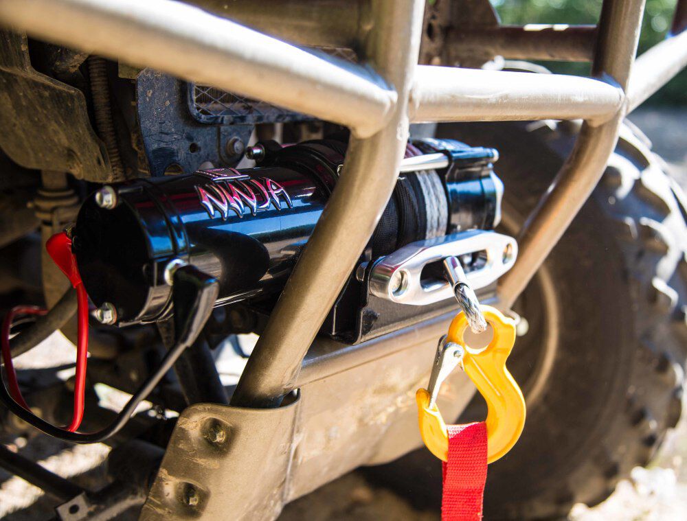 Ninja Winch Planetary Gear 2500lb with Synthetic Rope C2500N-SR