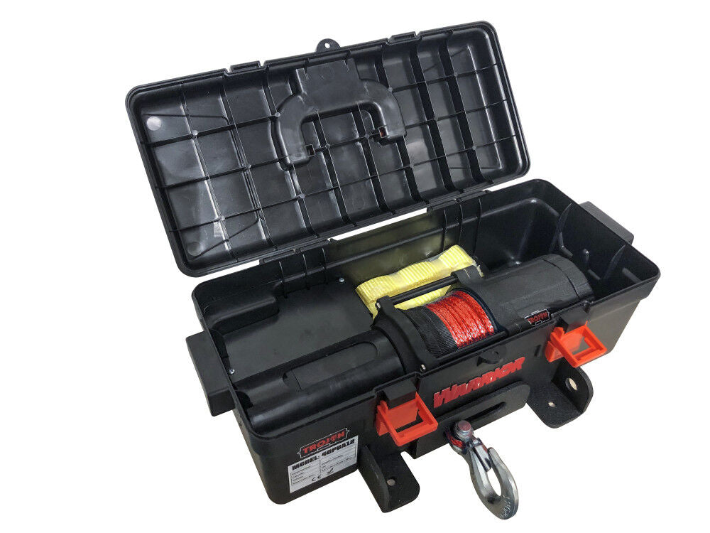 Trojan Utility Winch with Synthetic Rope 40PUA12