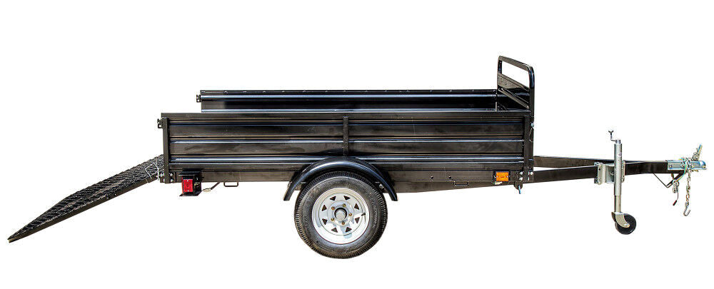 Utility Trailer Kit 5'x7' Drive Up Gate Black Powder Coat MMT5X7-DUG