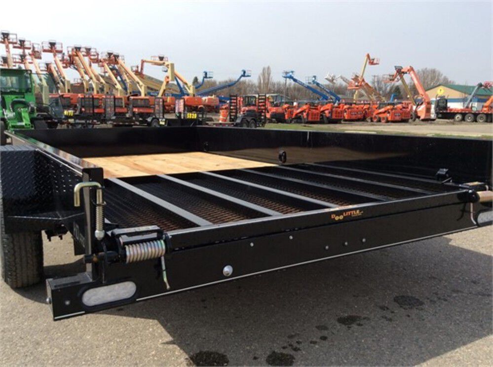 Steel Sided Open Utility Trailer 12'x77in Single Axle HD Pro Toolbox SS7712A135