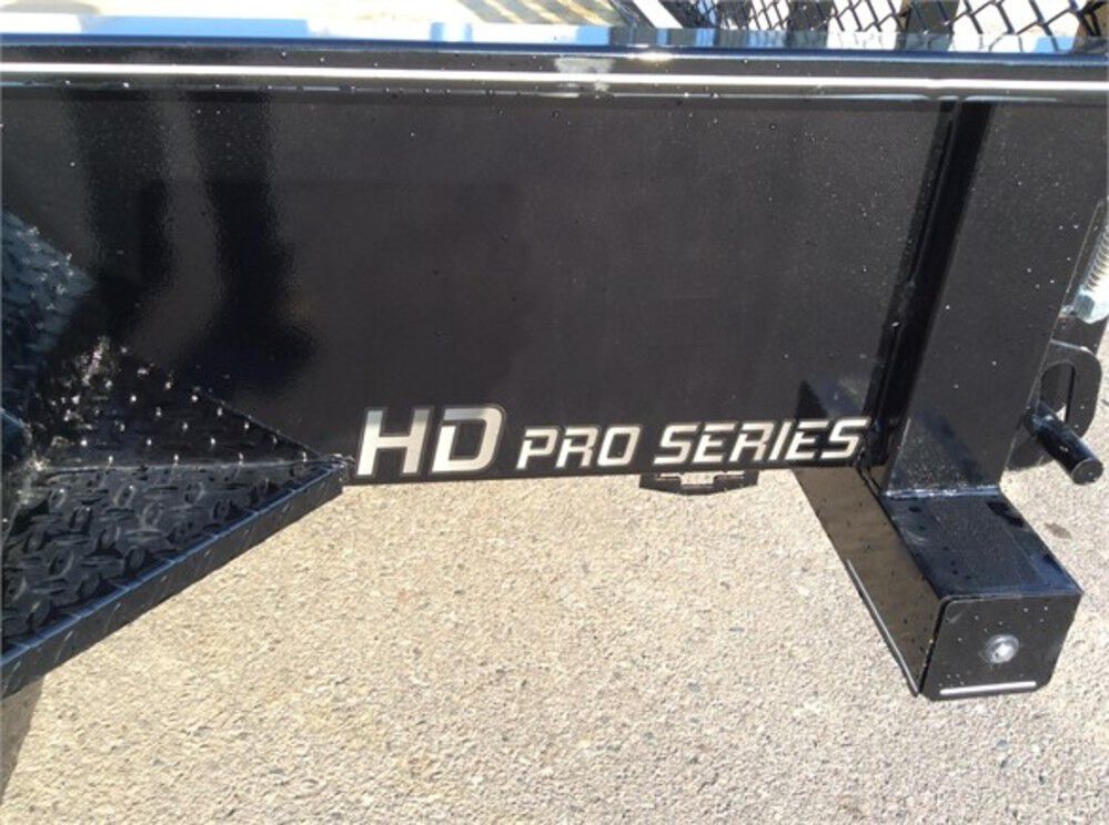 Steel Sided Open Utility Trailer 14'x84in Tandem Axle HD Pro Toolbox SS8414A235