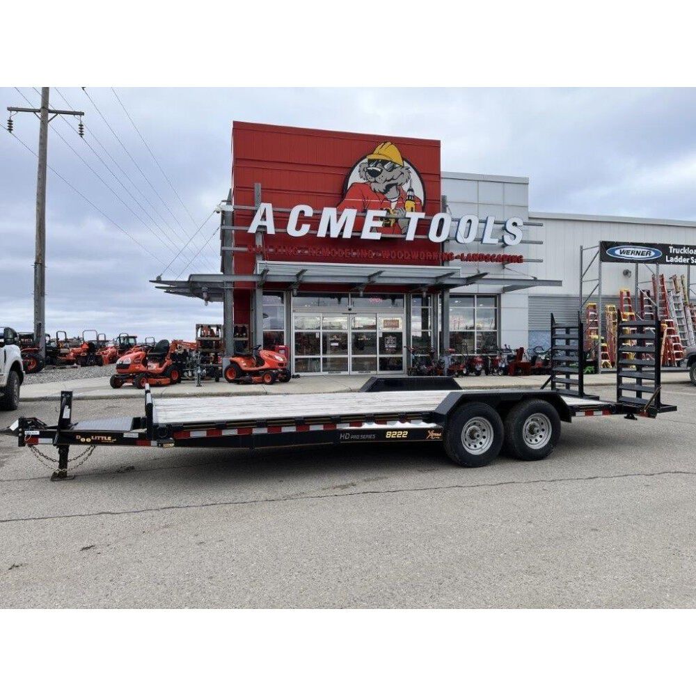 XT8222A207 22ft Bed Length Tandem Axle Equipment Trailer XT8222A207