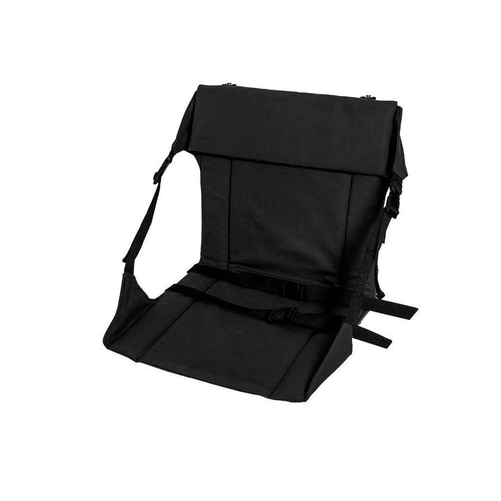 Black Canvas Canoe & Camp Chair With Pouch M-690-BLK