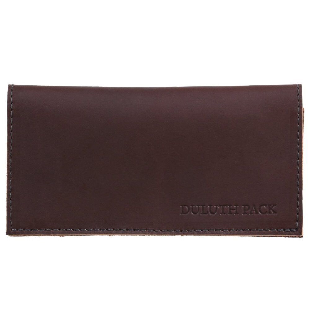 Smooth Leather Checkbook Cover L-101