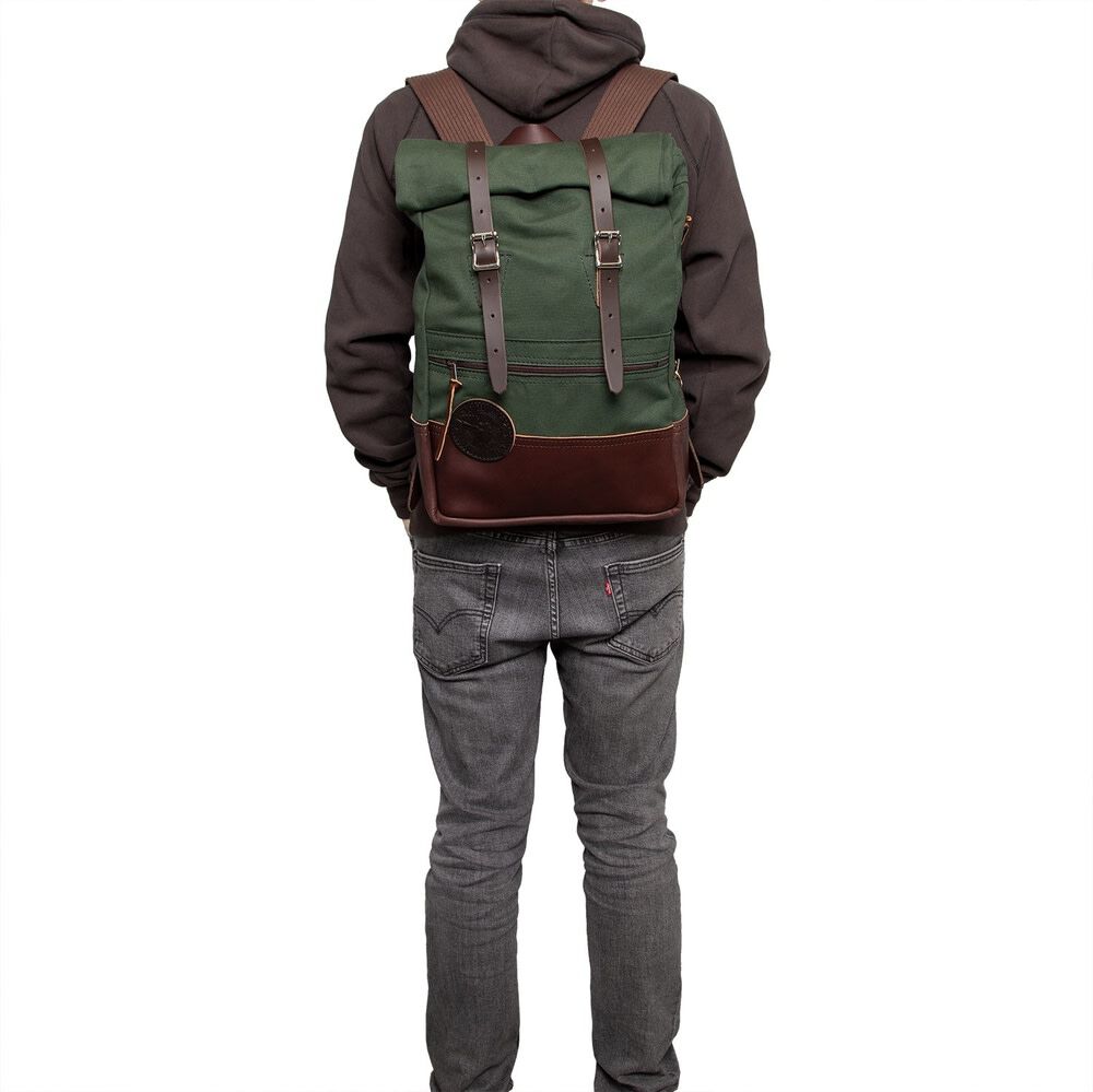 Deluxe Roll-Top Scout Backpack B-1408