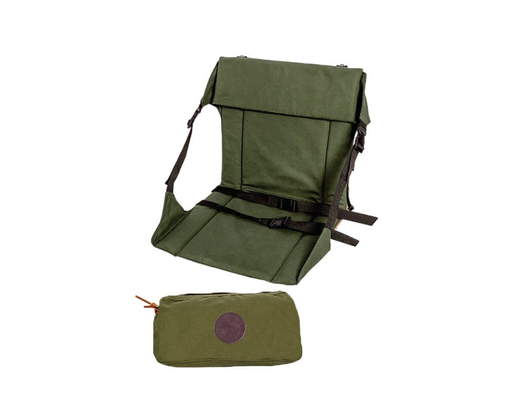 Olive Drab Canvas Canoe & Camp Chair With Pouch M-690-OD