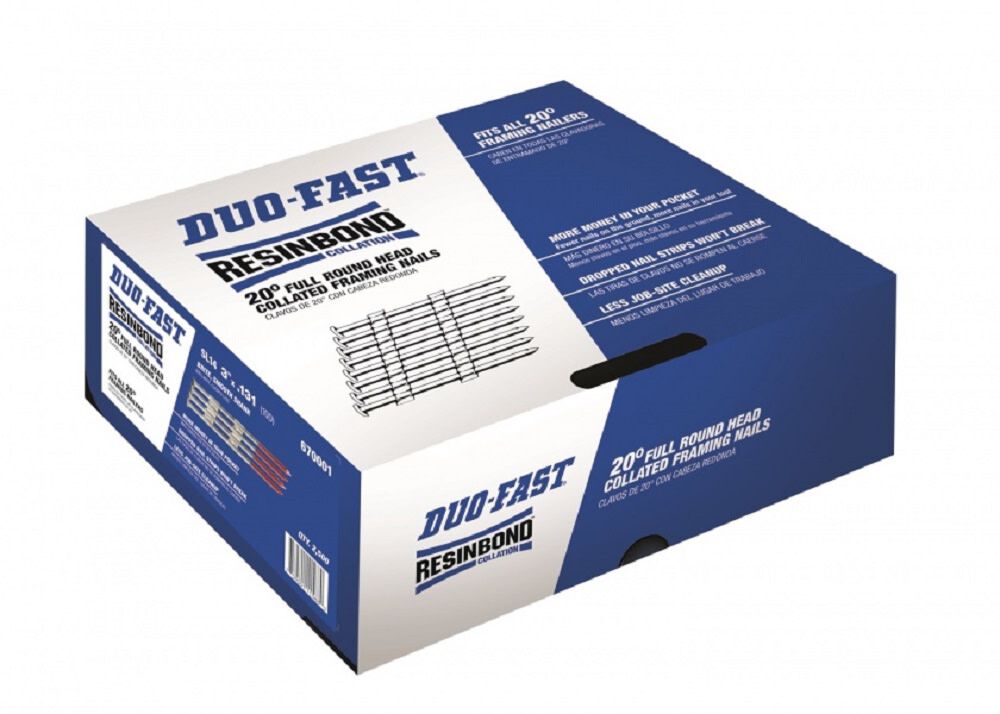 2-3/8 x 0.113 In. Ring Shank Full Round Framing Nails - 3000/Box 670000