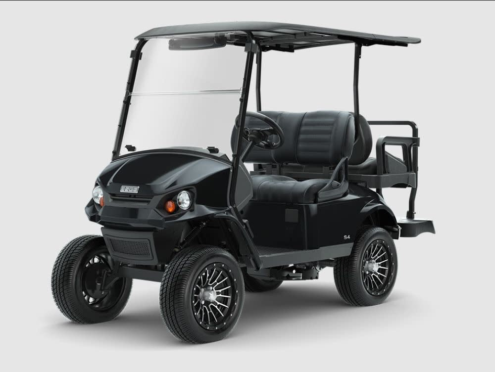 Express S4 2+2 Passenger Gas Golf Cart Black 10013561-BLK
