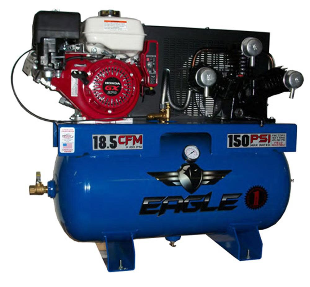 30 Gallon Stationary Gas Air Compressor 9G30TRKE-H