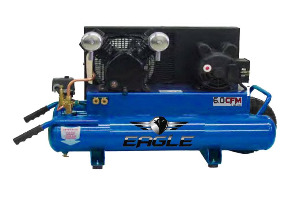 8 Gallon Portable Electric Wheelbarrow Air Compressor TT318E-DV