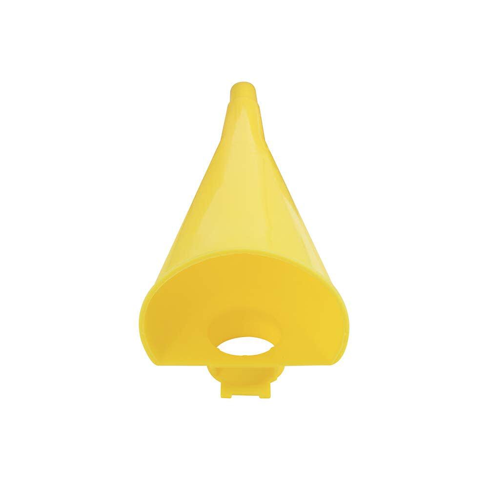 5/8 In. Diameter Yellow Polyethylene Funnel F-15