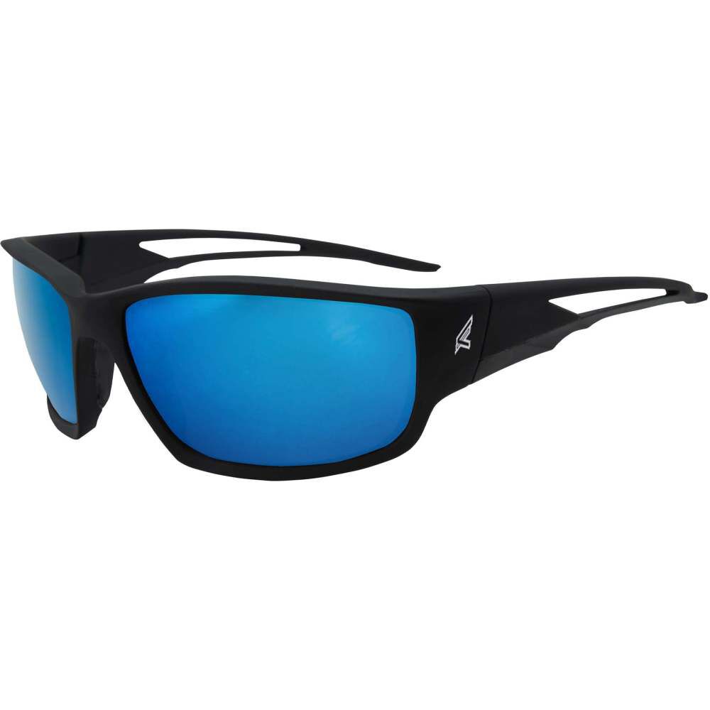 Kazbek Silver & Black Frame Blue Mirror Lens SK118