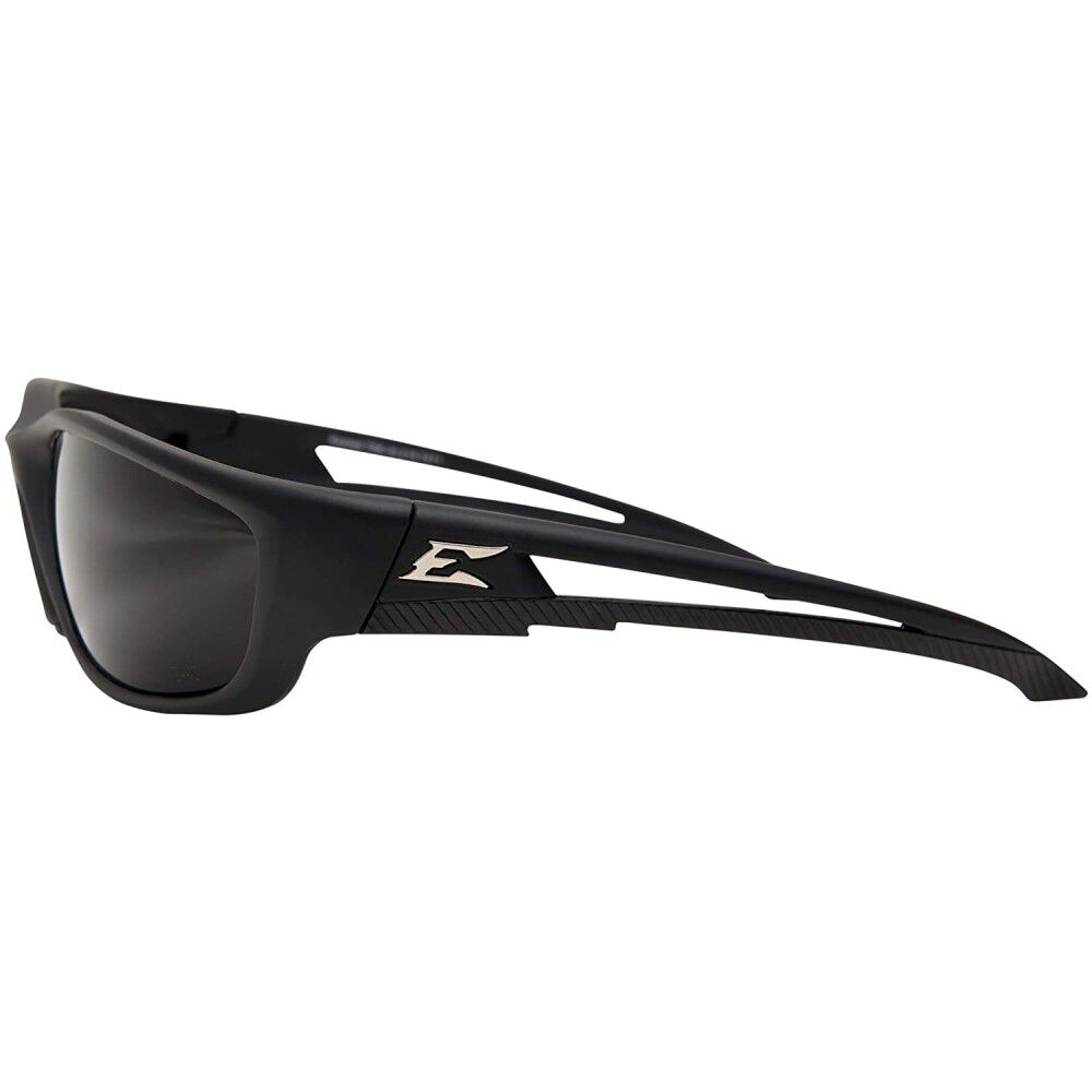 Kazbek XL Safety Glasses Black Frame Polarized Smoke Lens TSK-XL216