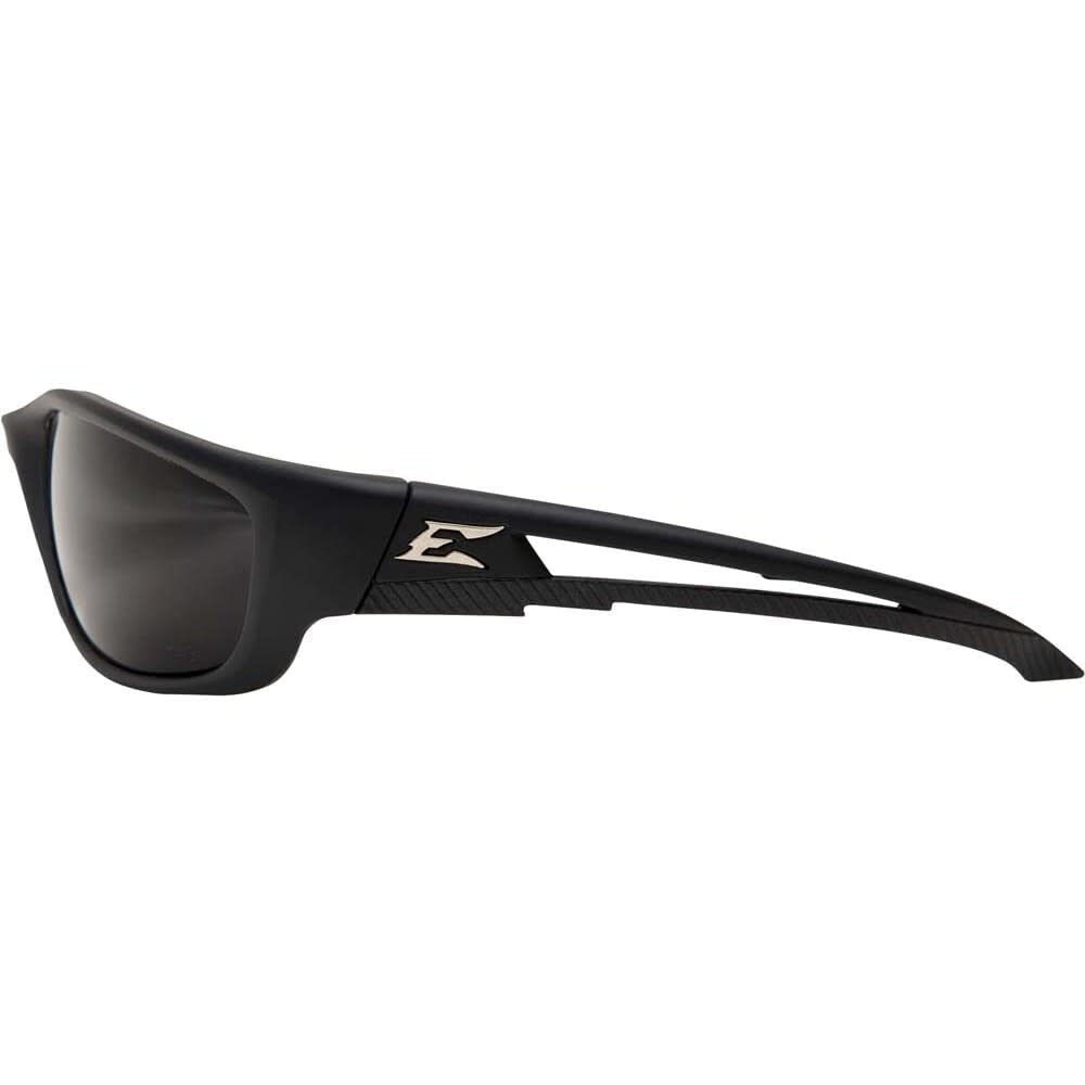 Kazbek XL Safety Glasses Black Frame Polarized Smoke Lens TSK-XL216