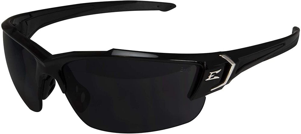 Khor G2 Polarized Safety Glasses Vapor Shield Black Frame Smoke Lens TSDK216VS-G2