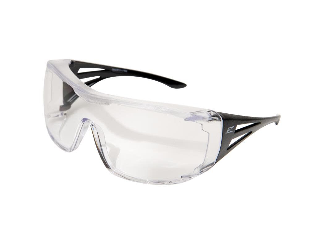 Ossa Safety Glasses Black Frame Clear Lens XF111-L