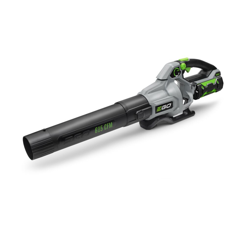 POWER+ 56-volt 615-CFM 170-MPH Battery Handheld Leaf Blower 2.5 Ah (Battery and Charger Included) LB6151