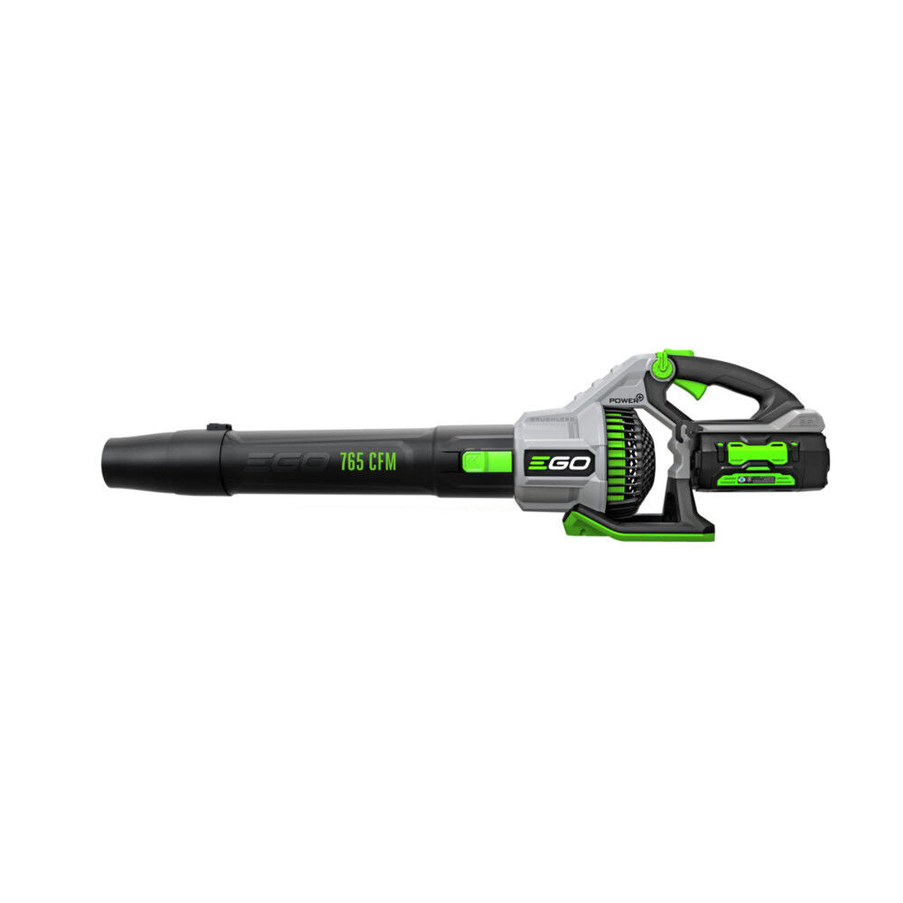 POWER+ 56-volt 765-CFM 200-MPH Battery Handheld Leaf Blower 5 Ah (Battery and Charger Included) LB7654