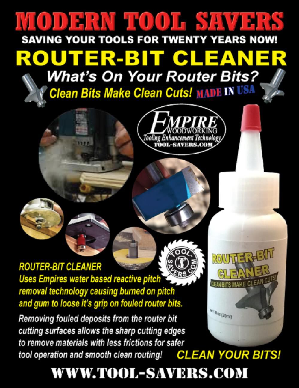 Router Bit Cleaner - 1 Oz. RBC-1B
