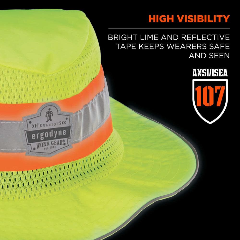 Chill Its 8935CT Ranger Sun Hat PVA Hi Vis Lime 12600