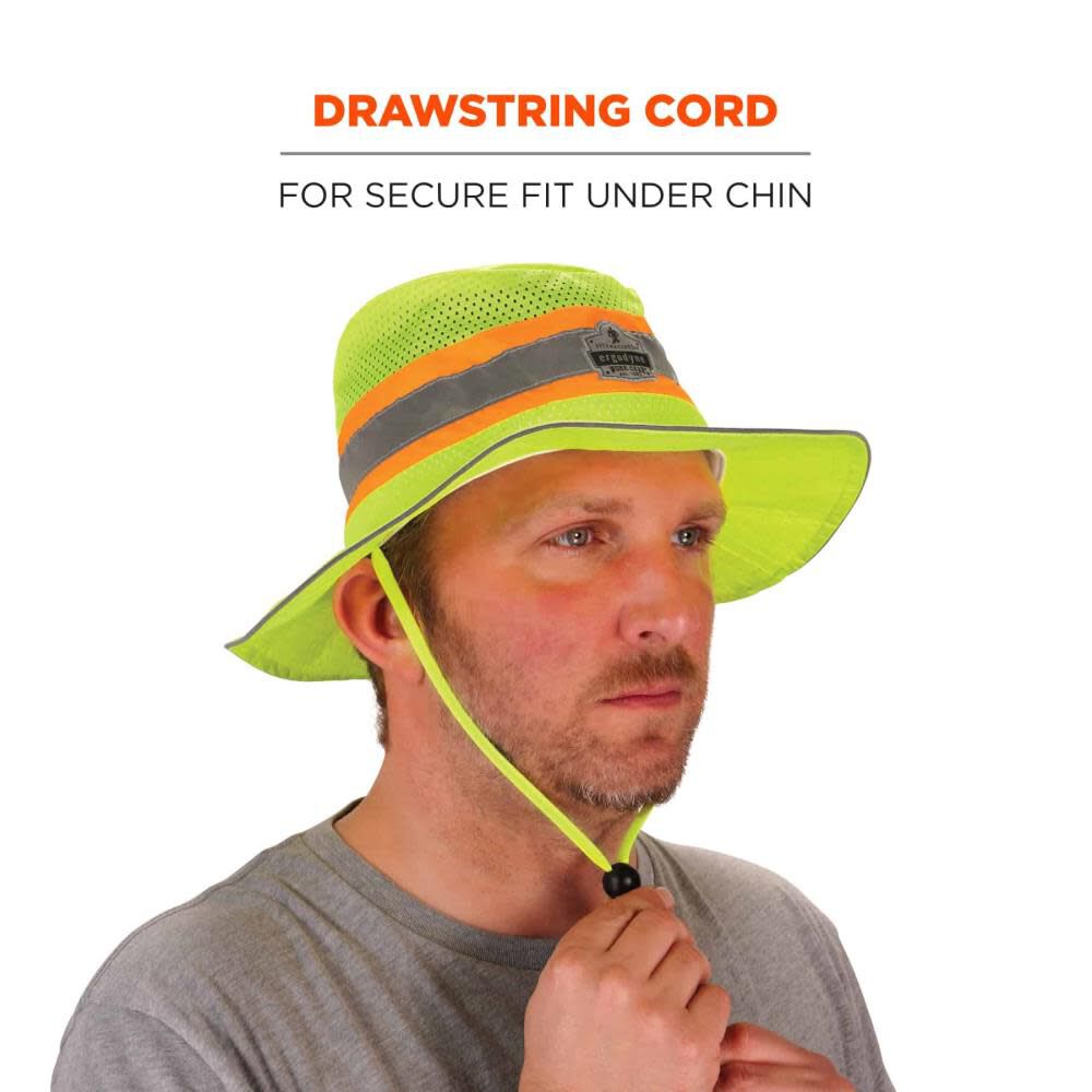 Chill Its 8935CT Ranger Sun Hat PVA Hi Vis Lime 12600