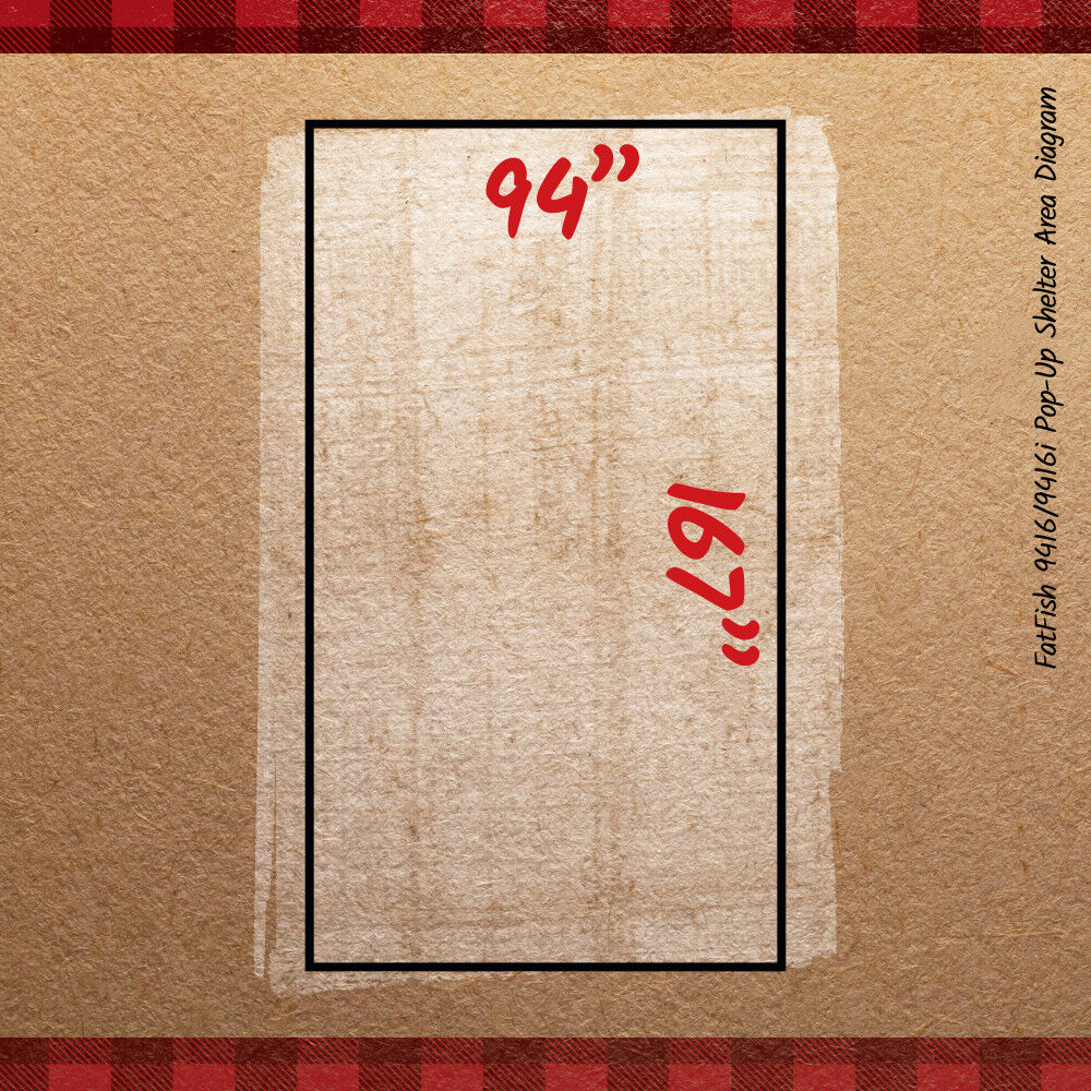 FatFish 9416i Thermal Pop-up Shelter Ice Fishing House FF9416I