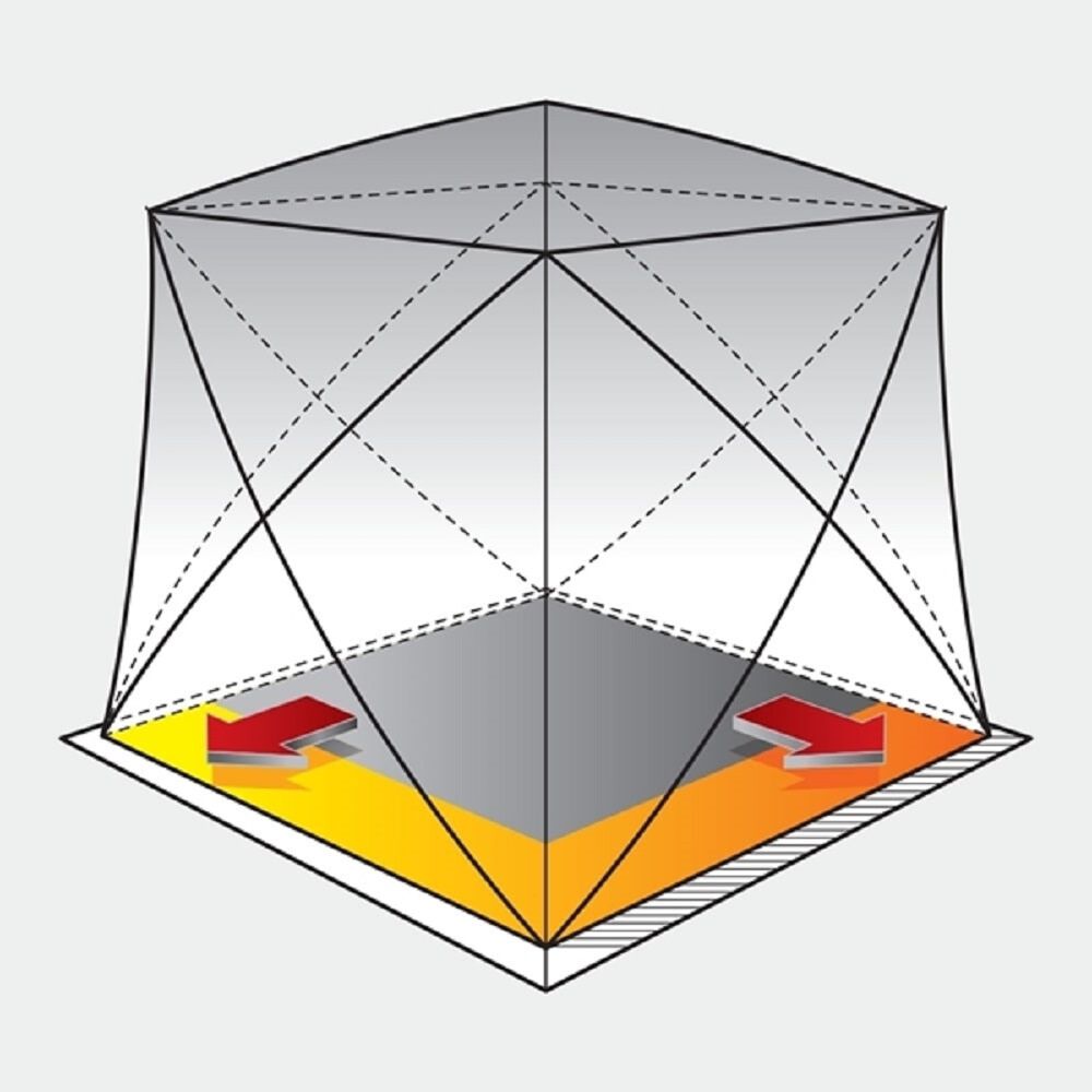 Fatfish 949I Portable Pop-Up Ice Fishing House FF949I
