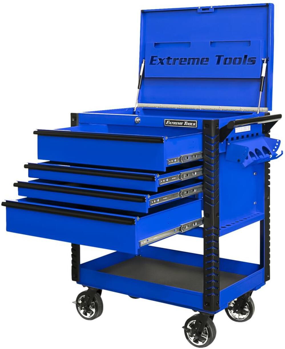 33in Deluxe Tool Cart Blue EX3304TCBLBK