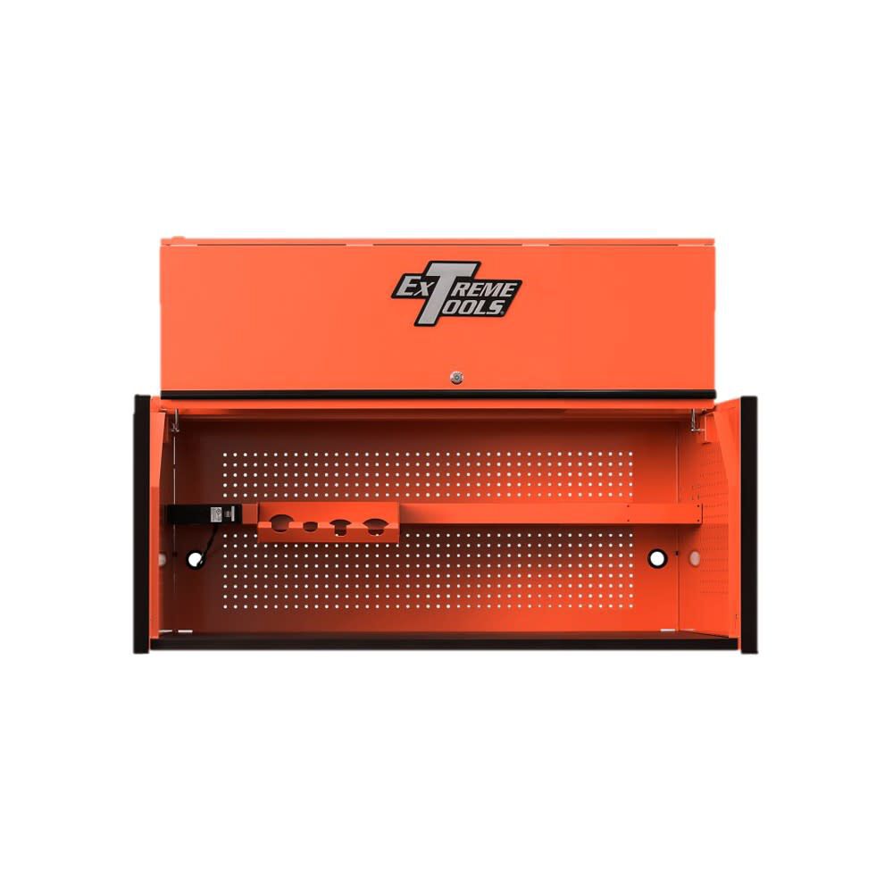 55in Orange Power Workstation Hutch with Black RX552501HCORBK