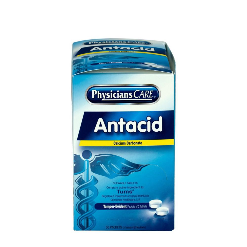 PhysiciansCare 420mg Antacid Medication Tablets 90089-003