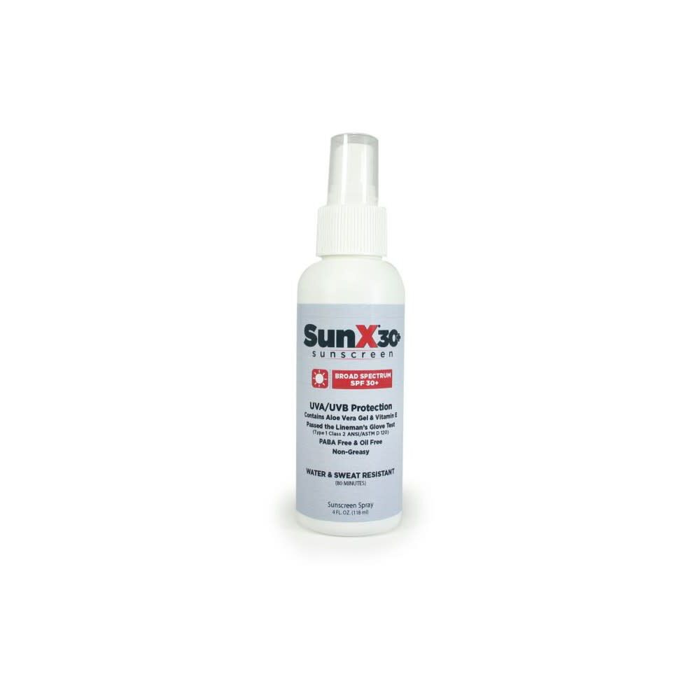 SunX30 Sunscreen Spray 4oz 18-304