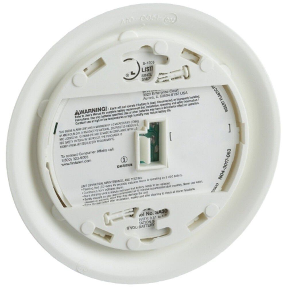 Battery Operated Ionization Smoke Alarm 2pk 1039792