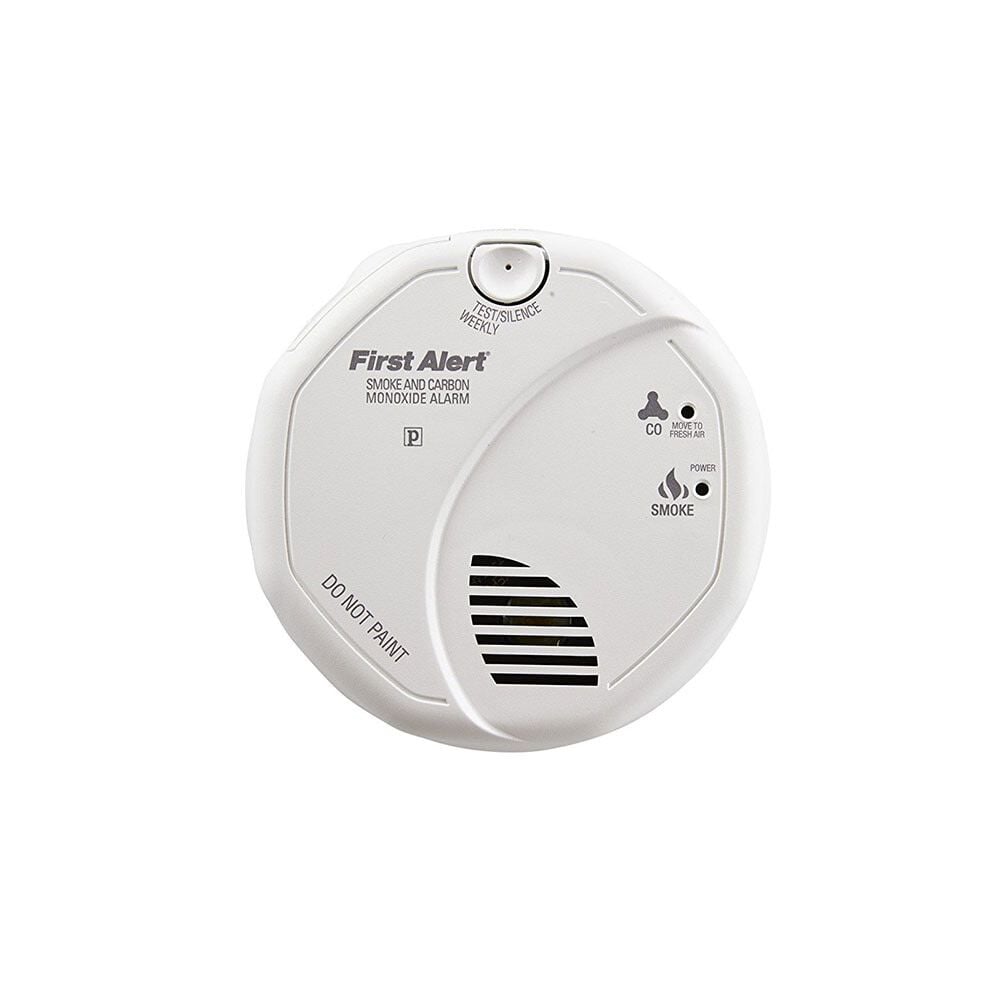 Hardwired Photoelectric Smoke and Carbon Monoxide Alarm with Battery Backup SC7010B