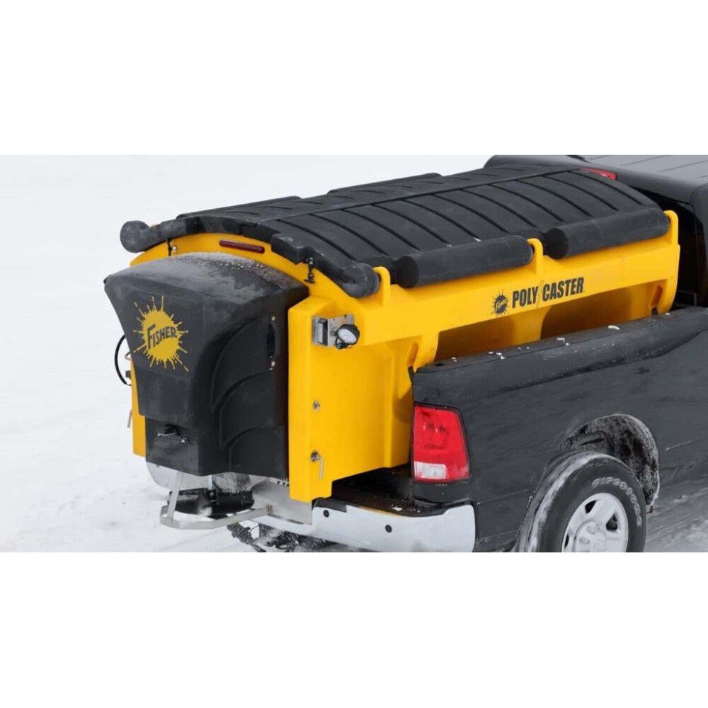 Salt Hopper Spreader 1.5 Cu yd Poly Caster V Box 78001-1