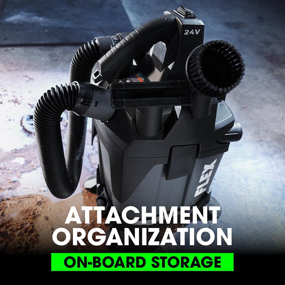 1.6- Gallons 1-HP Cordless Wet/Dry Shop Vacuum with Accessories Included (Bare Tool) FX5221-Z