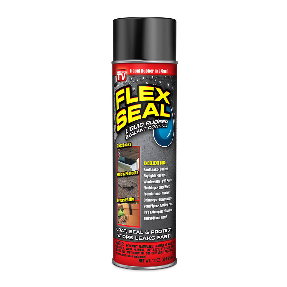 14 oz Spray Rubber Sealant - Black FSR20