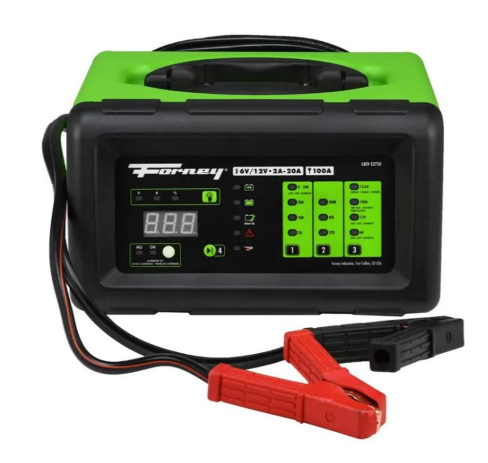 6V AT 2, 10, & 20A/12V AT 2, 10, 20, & 100A Start Battery Charger 52750
