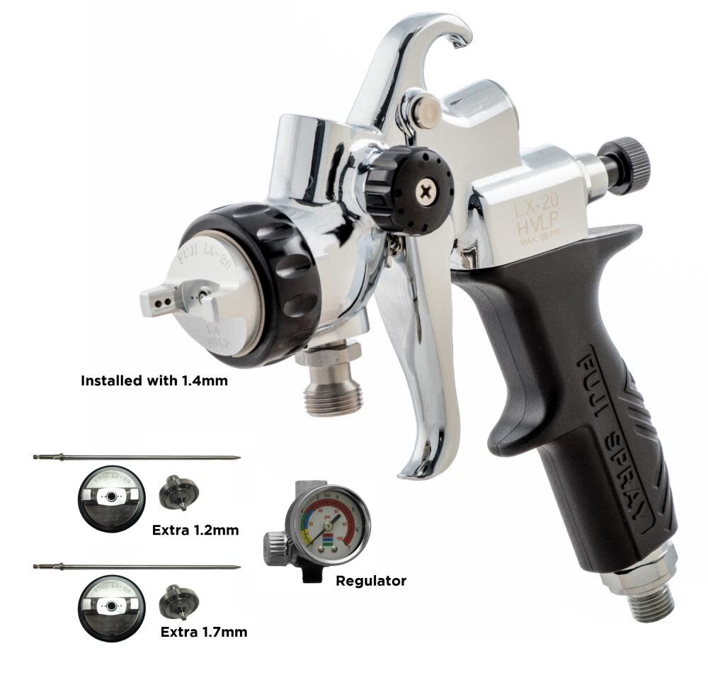 LX-20 Pressure - 1.4 mm - No Cup + Kit 6260P-LX-N-14K