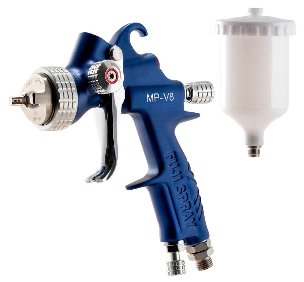 MP-V8 Spray Gun - 1.3mm - 600cc Nylon Cup 6852G-MP-V8-N