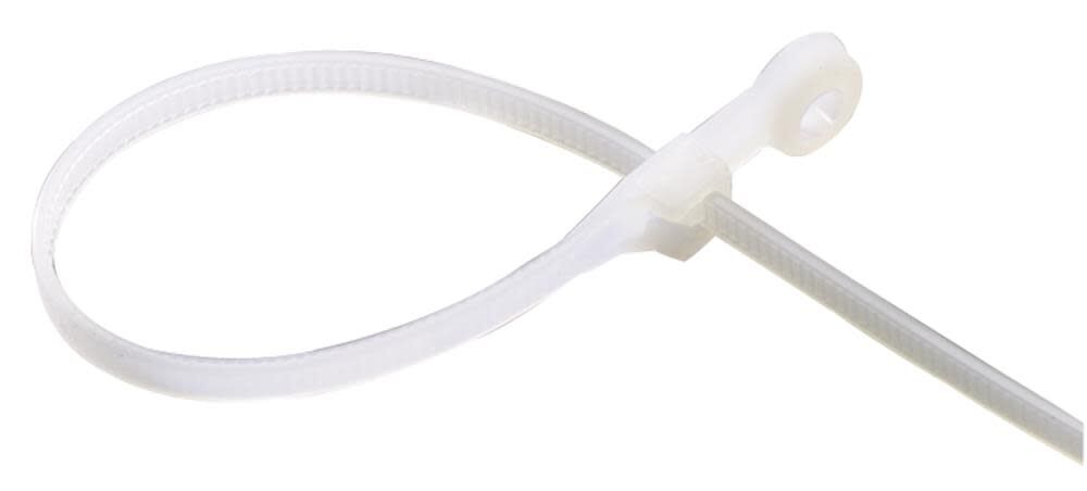 Mounting Cable Tie Natural 8 In. (50 lb) 20/Bag 45-308MT