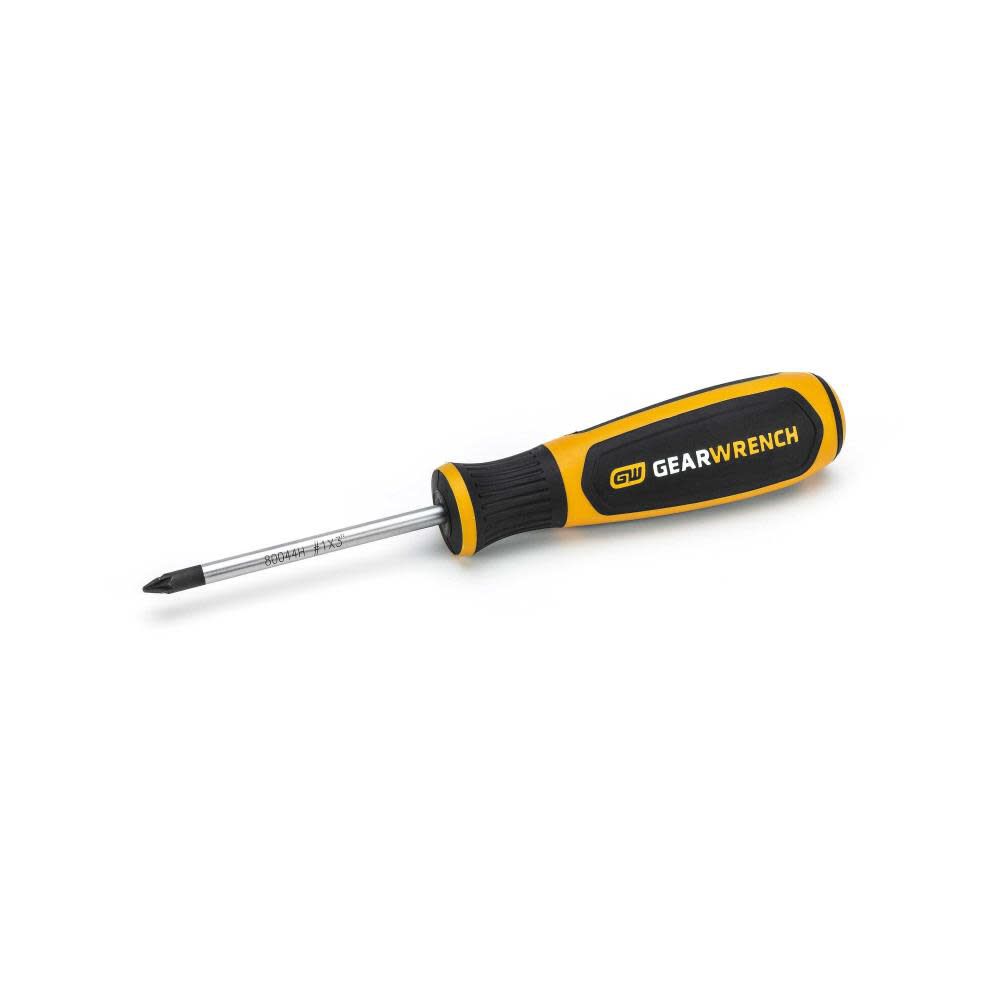 #1 x 3inch Pozidriv Dual Material Screwdriver 80044H