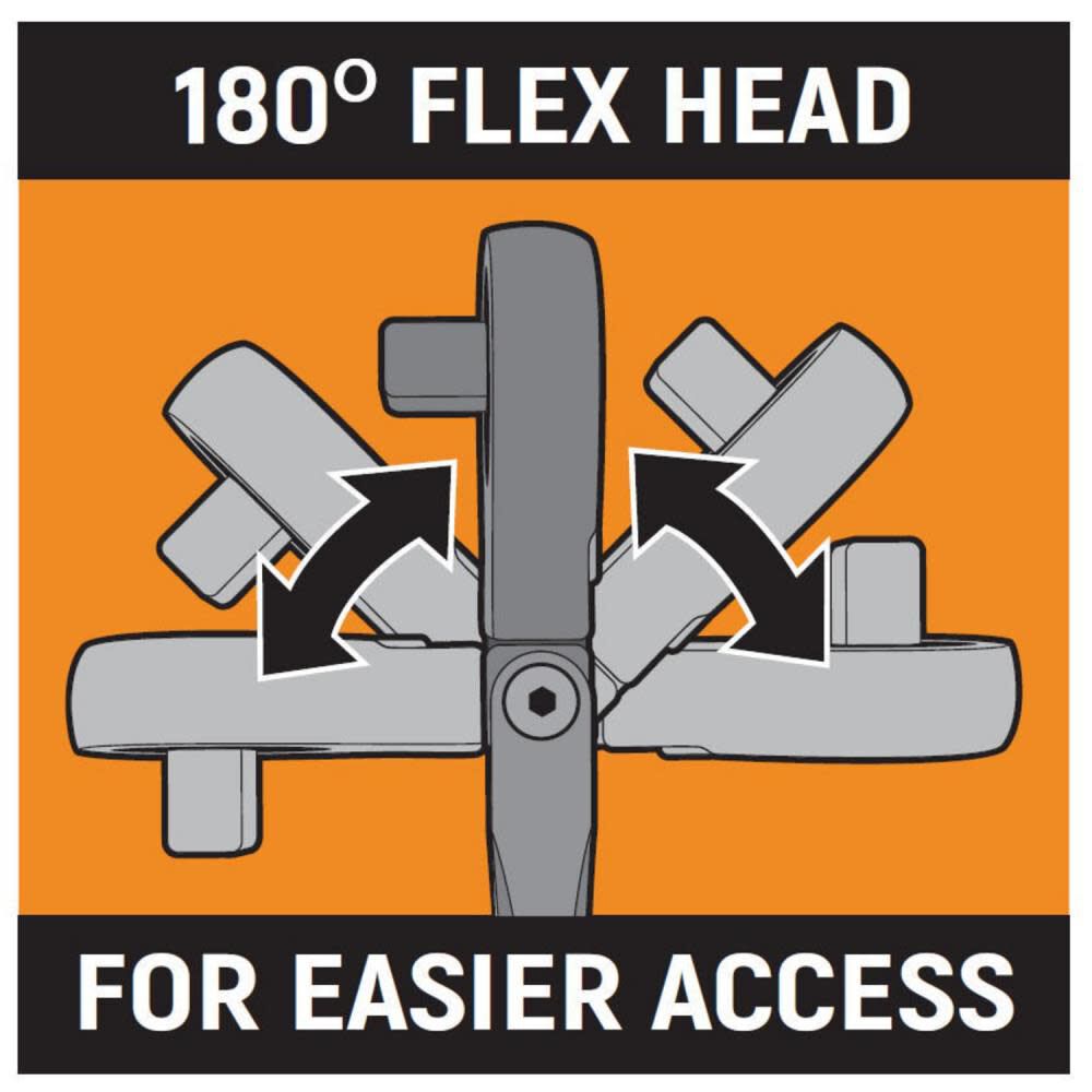 1/2in Drive 120XP Locking Flex Head Ratchet 25in 81376