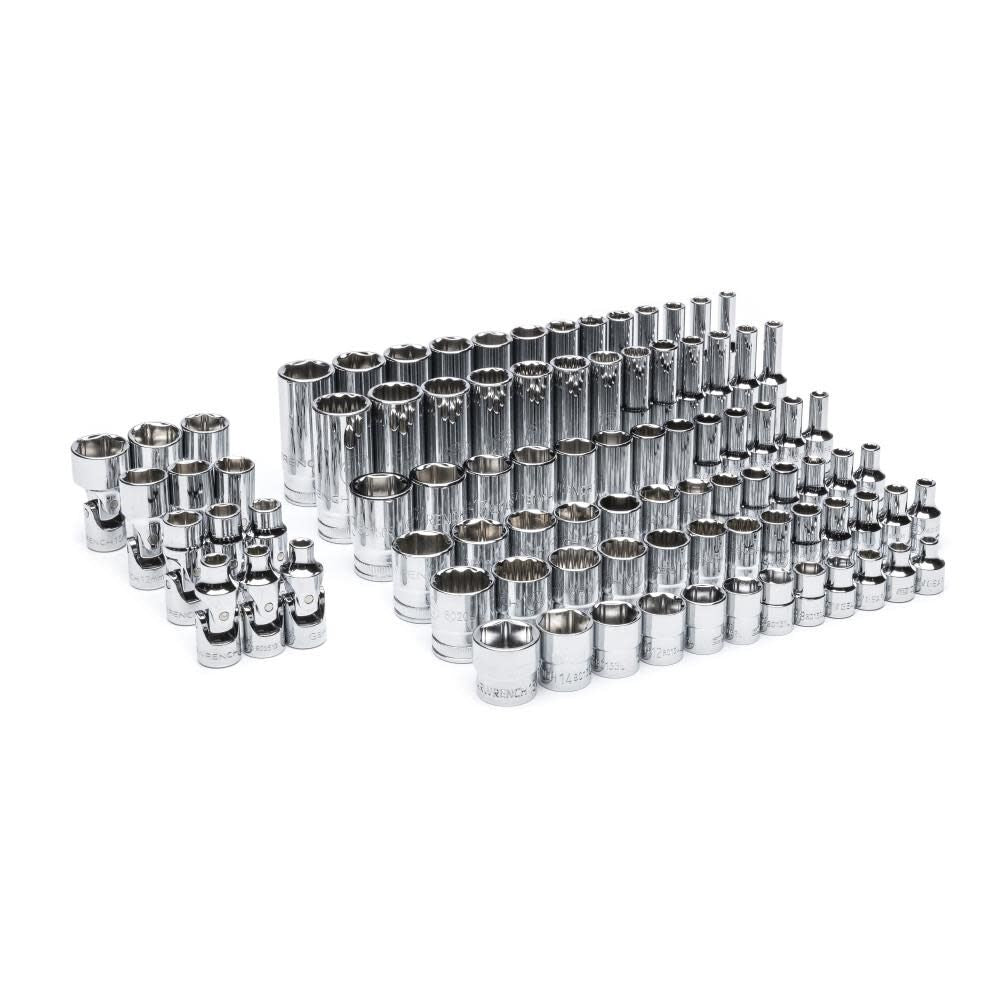 1/4 in Drive Master Metric Socket Set in Foam Storage Tray 89pc GWMSSKT14MM