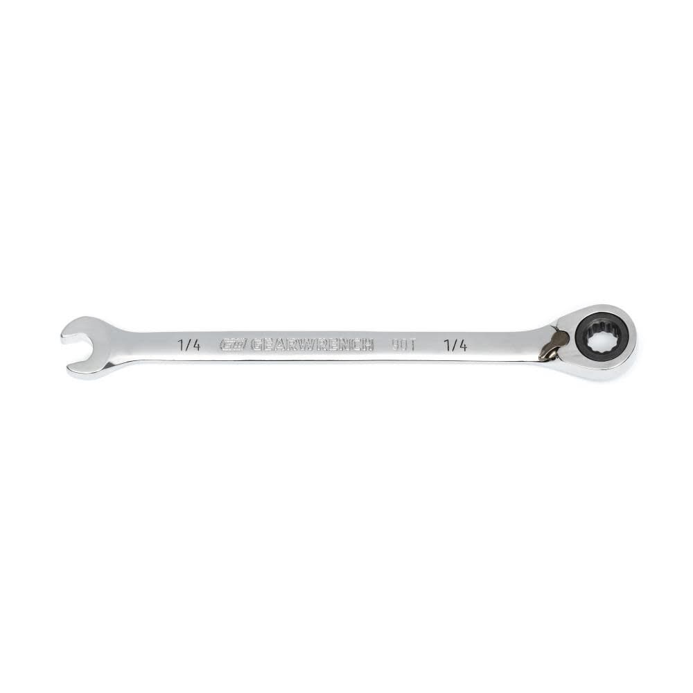 1/4 Inch 90-Tooth 12 Point Reversible Ratcheting Wrench 86640