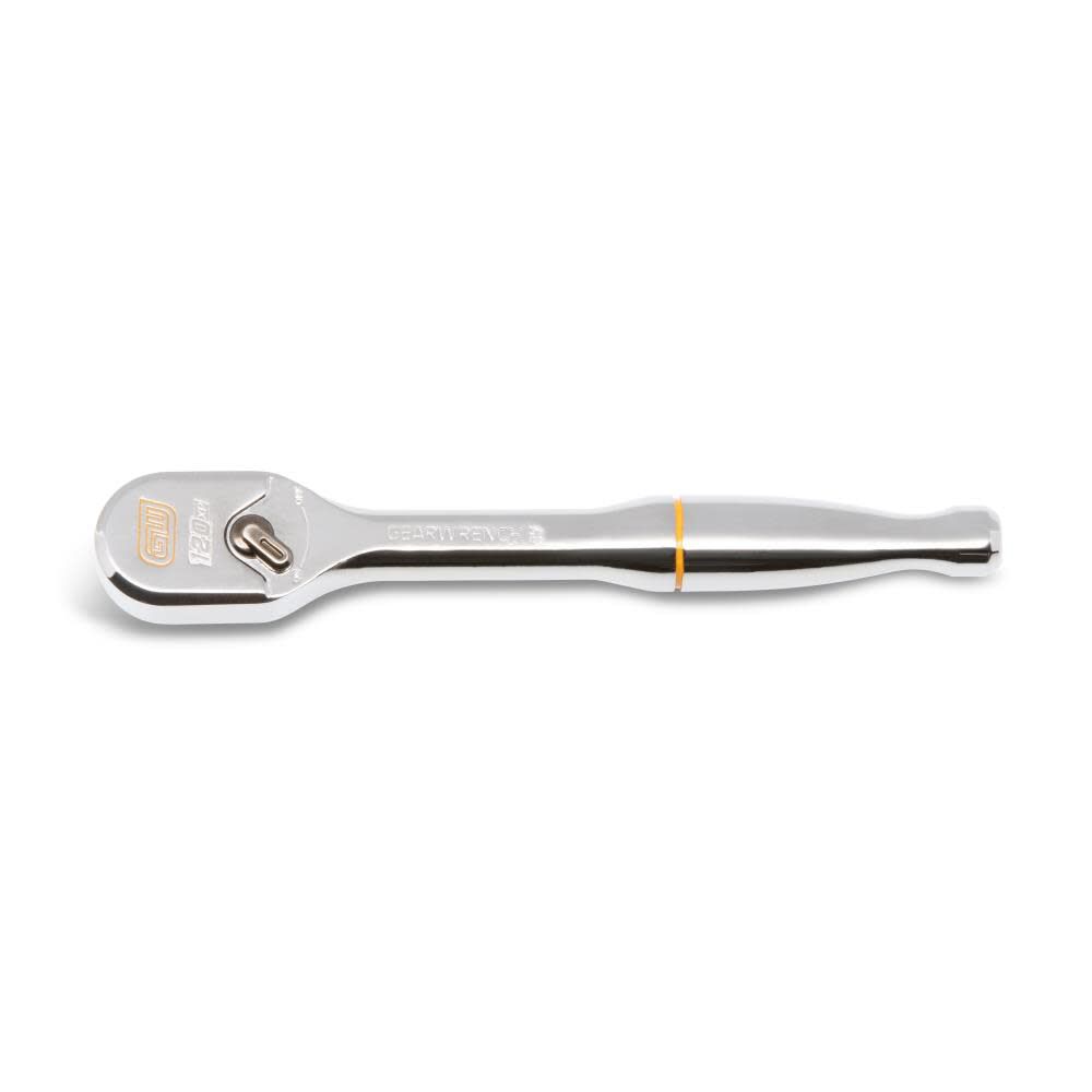1/4 Inch Drive 120XP Full Polish Chrome Teardrop Ratchet 81011XP
